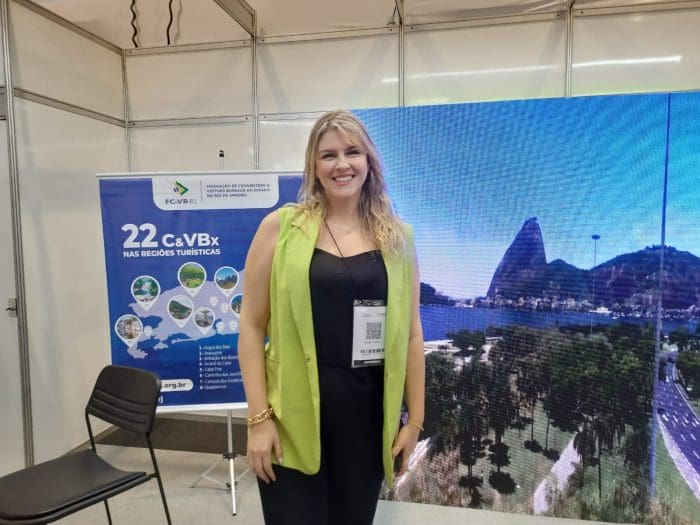 Fotos da Equipotel 2023: Tatiana D´Angello, da Federação de Conventions & Visitors Bureaux do Estado do Rio de Janeiro (FC&VB RJ)