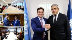 Ministro Celso Sabino visita sede da agência da ONU para turismo