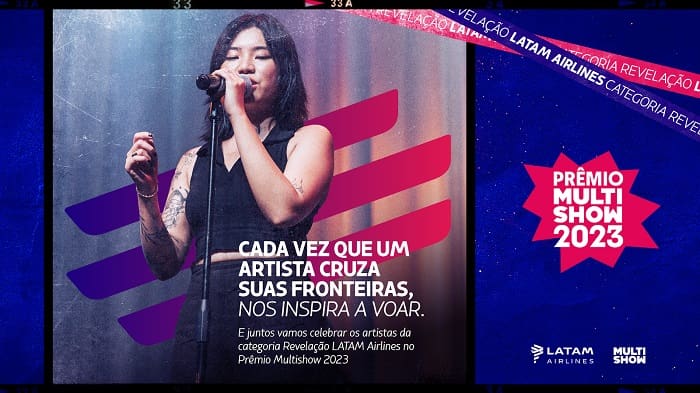 latam_patrocinara_premio_multishow A LATAM patrocinará o Prêmio Multishow de Música Brasileira: arte da LATAM que comenta sobre essa apresentação