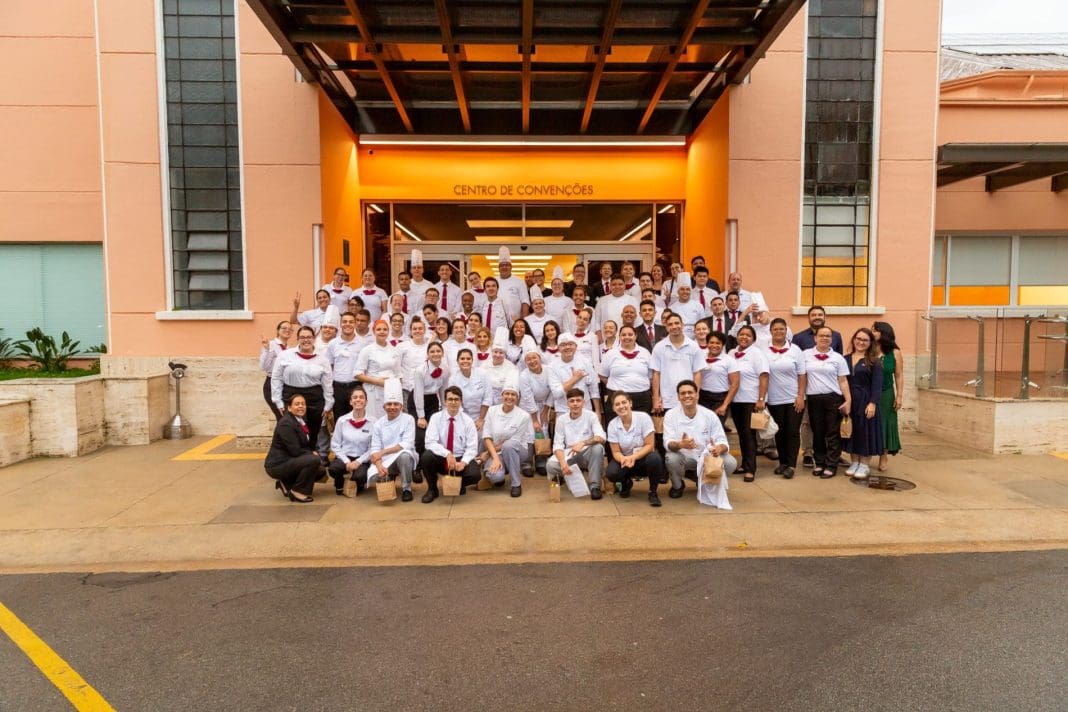 Alunas e alunos do Senac comandaram o Grande Hotel São Pedro (Foto: Divulgação / Senac) Alunas e alunos do Senac comandaram o Grande Hotel São Pedro (Foto: Divulgação / Senac)
