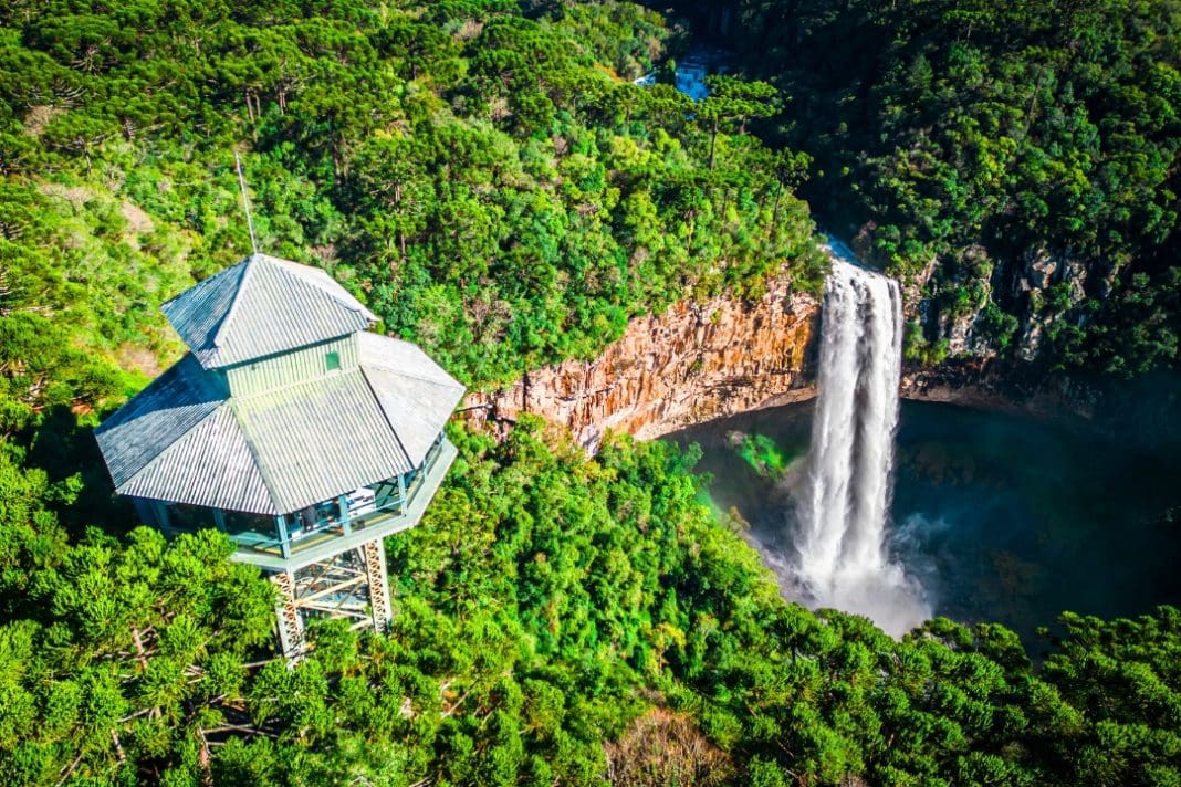 Vista de cima do Parque do Caracol (Agência Penso) Vista de cima do Parque do Caracol (Agência Penso)