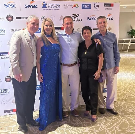 diretoria abav - Luiz Strauss, Viviane Fernandes, Marcelo Siciliano, Cristina Fritsch, e João Carlos Vilaça ABAV-RJ