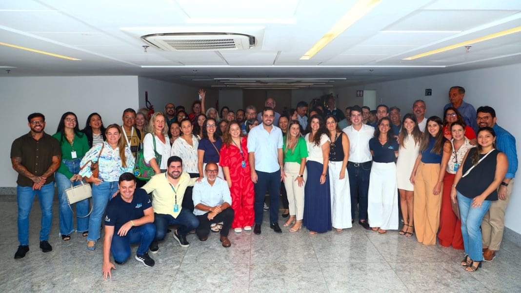 (Foto: Giandson Empetur) A operadora de Turismo da Azul, a Azul Viagens, realizou nesta terça-feira (30) um encontro em Recife (PE) com o Secretário de Turismo e Lazer de Pernambuco, Daniel Coelho, o presidente da Empetur, Eduardo José Carneiro da Cunha Loyo. (Foto: Giandson Empetur)