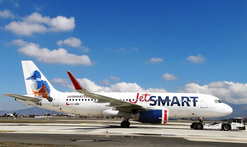 Atualmente, a frota da JetSMART é composta por 33 aeronaves, sendo 25 Airbus A320 e 8 A321, com mais de 70 outras unidades já encomendadas (Foto: Divulgação) Atualmente, a frota da JetSMART é composta por 33 aeronaves, sendo 25 Airbus A320 e 8 A321, com mais de 70 outras unidades já encomendadas (Foto: Divulgação)