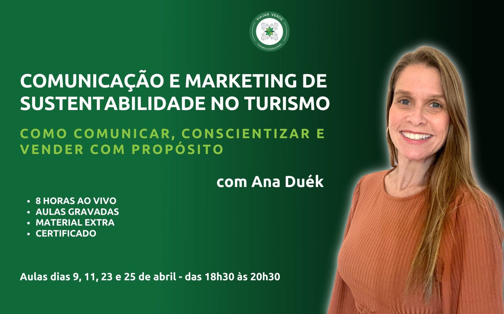 Comunicação e Marketing de Sustentabilidade no Turismo - Foto: Divulgação 