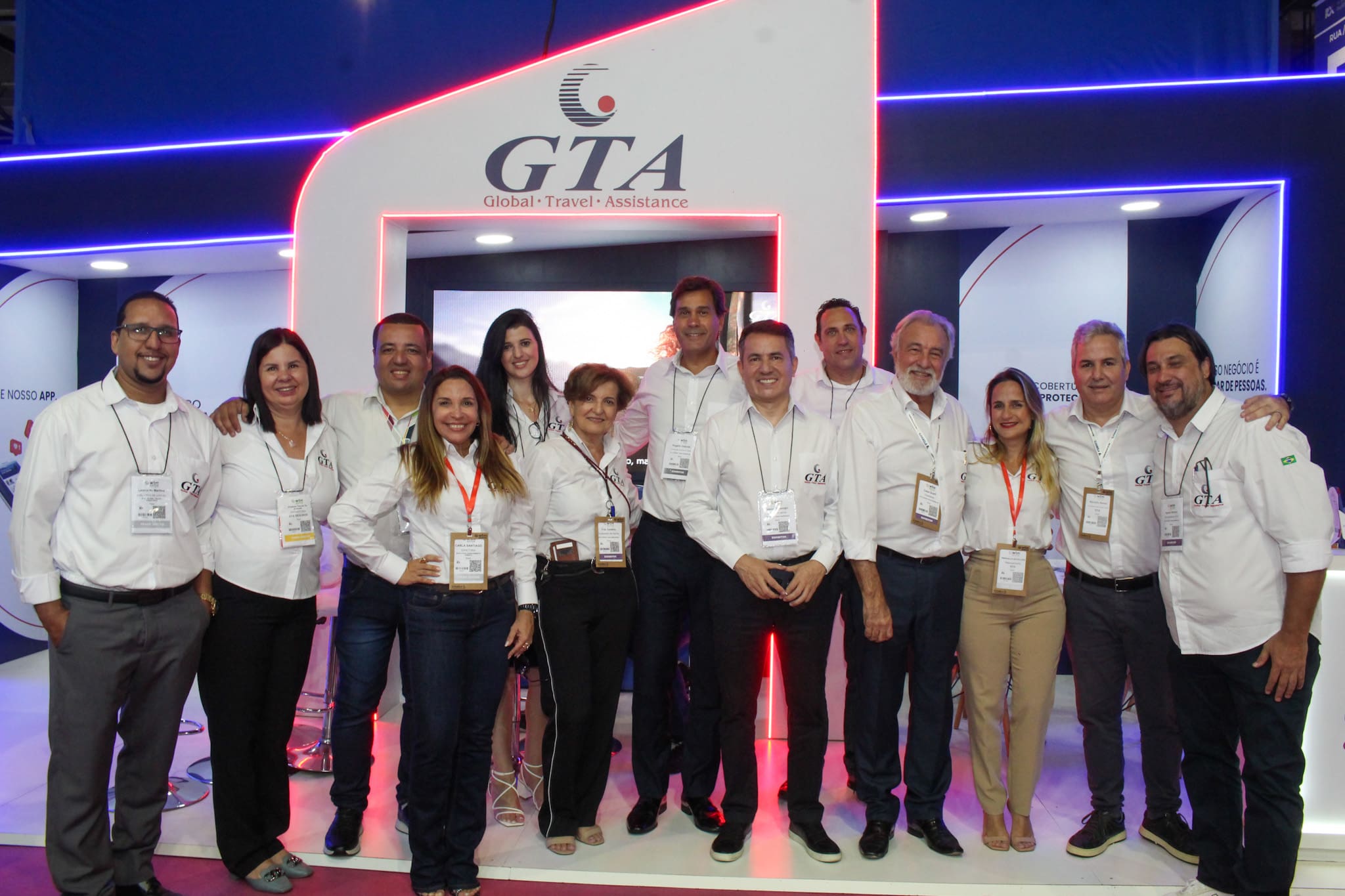 Time de executivos da GTA - Global Travel Assistance presente na 11a. WTM Latin America