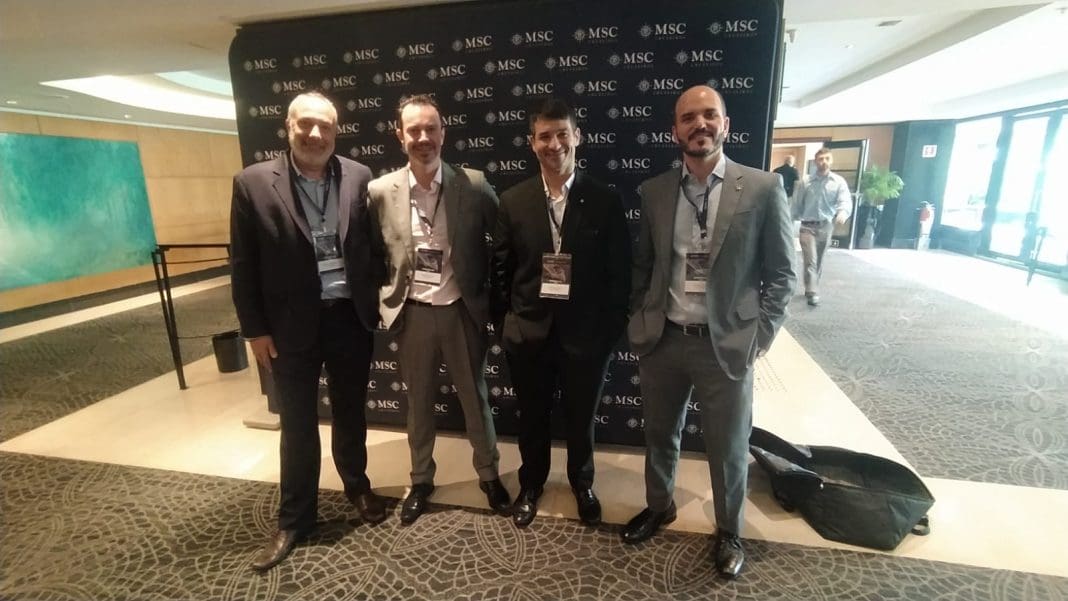 Roberto Affonseca, Eduardo Mariani Simões, Ignacio Palacios Hidalgo e Rafael Grosso, da MSC Cruzeiros (2)