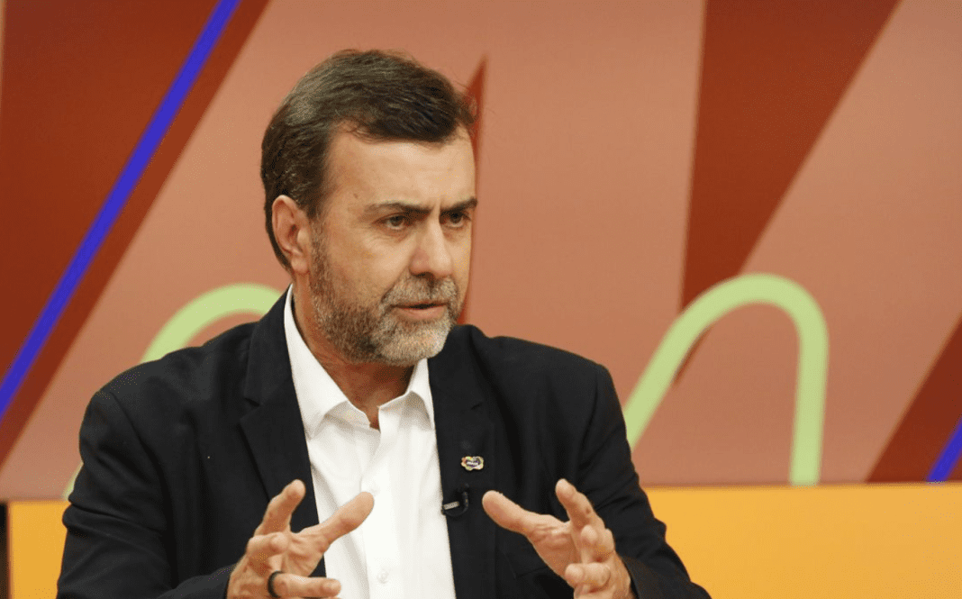 Marcelo Freixo em entrevista à TV Brasil (Foto: Fernando Frazão / Agência Brasil)