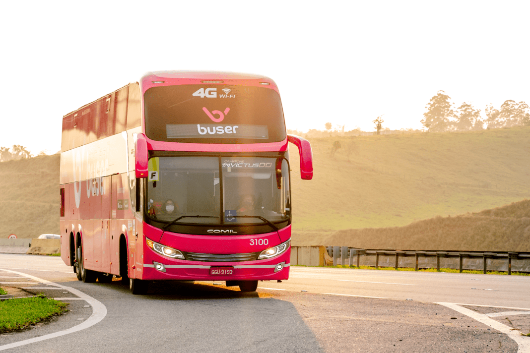 í”nibus da Buser - Foto: Divulgação Ônibus da Buser - Foto: Divulgação