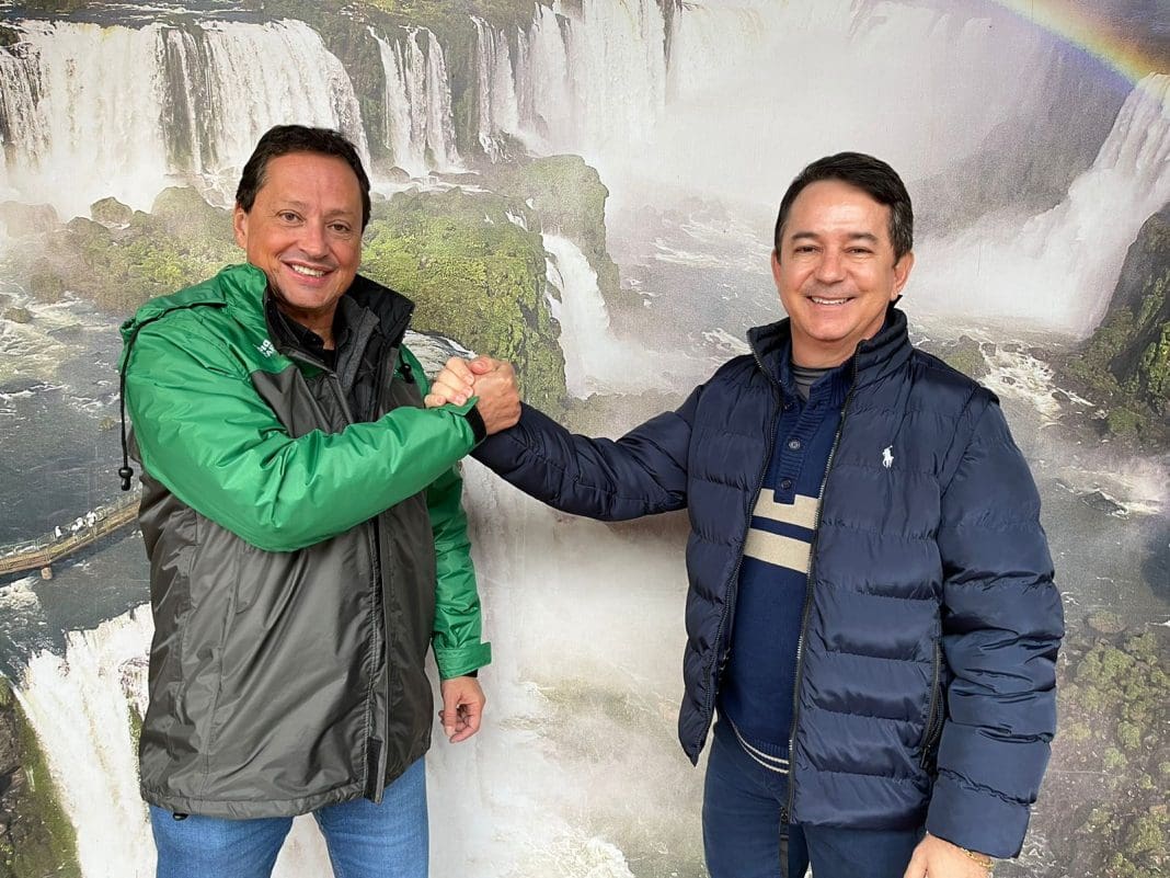 Mario Macedo Junior e Munir Calaça (Foto: Urbia Cataratas – Parque Nacional do Iguaçu)