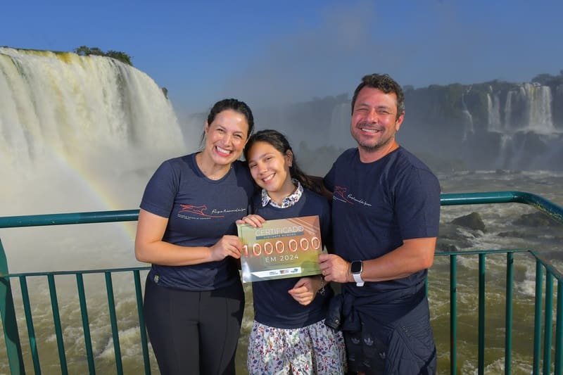Visitante 1 milhão 1 Parque Nacional do Iguaçu