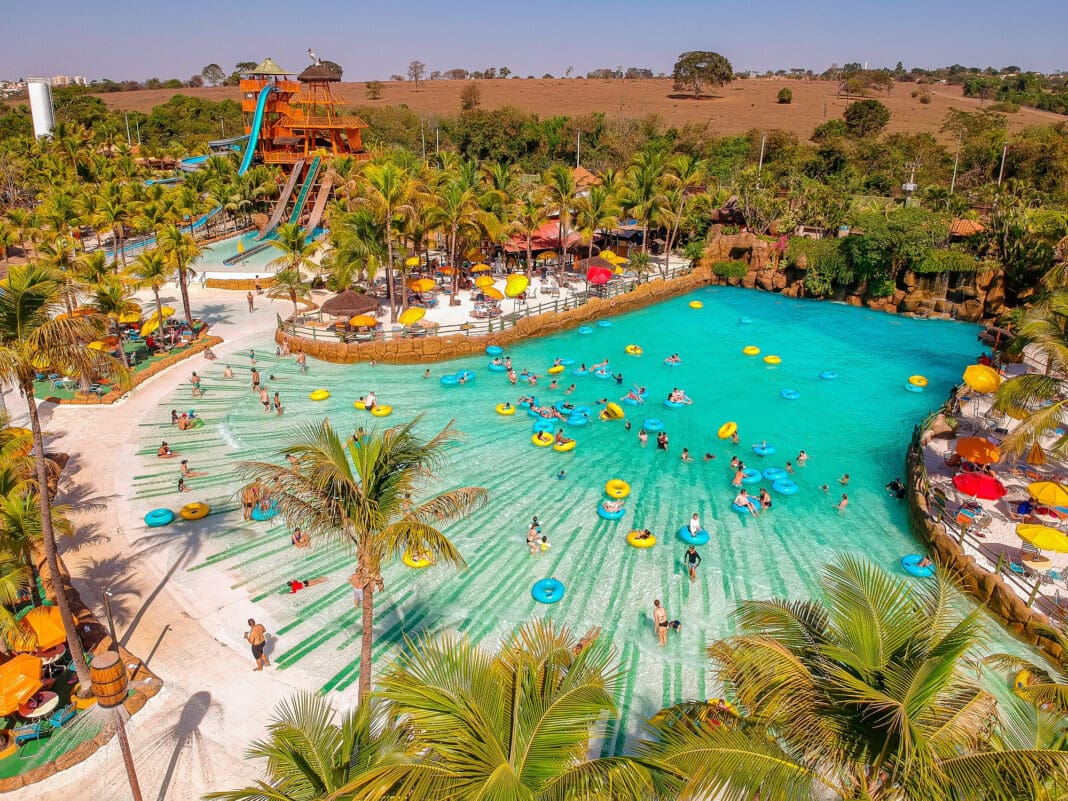 Thermas dos Laranjais, em Olímpia: liderança nas Américas e 2º lugar mundo - Foto: Divulgação