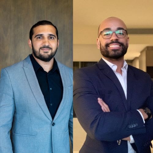 Guilherme Martins, novo gerente geral do Prodigy Santos Dumont e André Rabelo, novo gerente geral do Linx Galeão - Foto: Divulgação Grupo Wish Guilherme Martins, novo gerente geral do Prodigy Santos Dumont e André Rabelo, novo gerente geral do Linx Galeão - Foto: Divulgação Grupo Wish