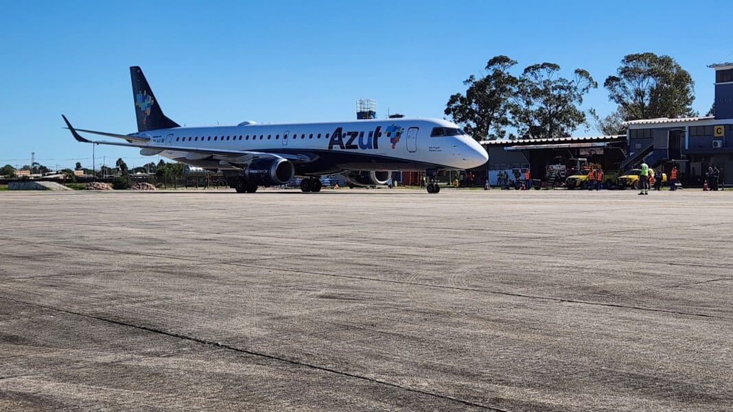 As rotas para a capital do Estado serão oferecidas pela Azul. - Divulgação: CCR Aeroportos As rotas para a capital do Estado serão oferecidas pela Azul. - Divulgação: CCR Aeroportos
