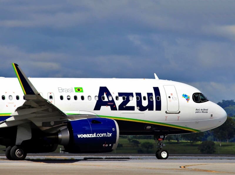 Airbus A320 AZUL voos domésticos e Passagens aéreas - codeshare