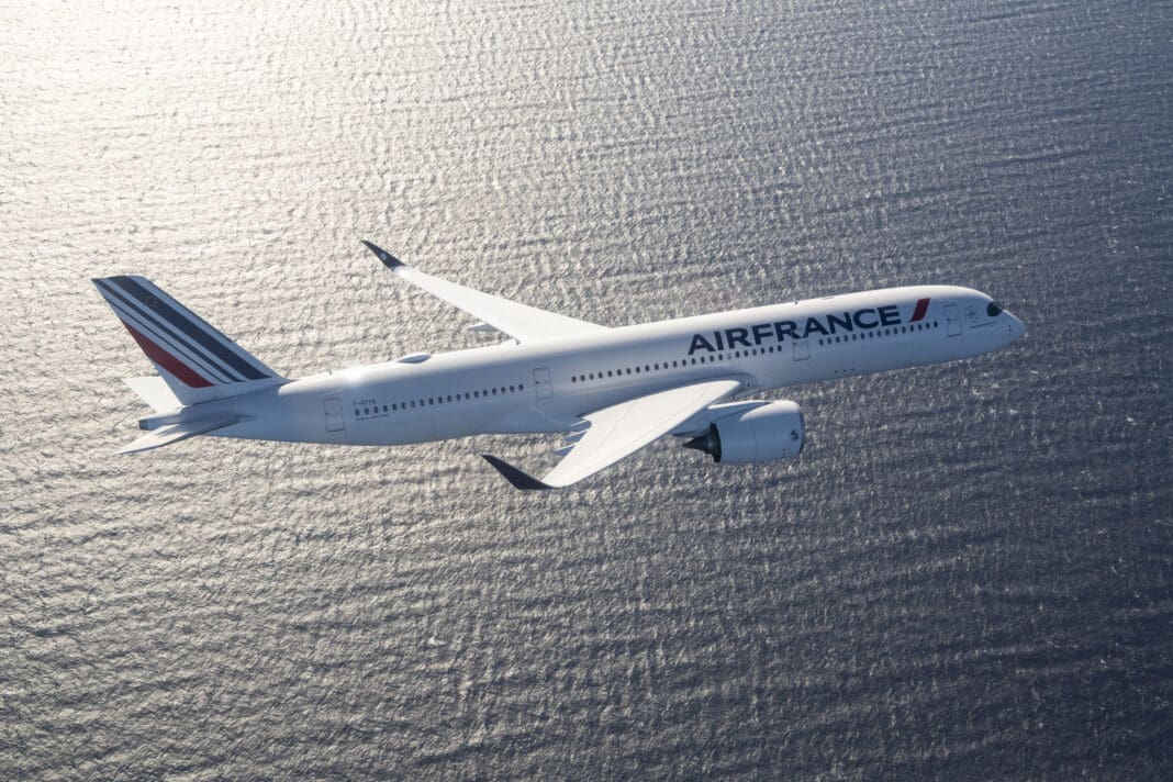 Airbus A350-900 é uma das aeronaves a voar entre as cidades - Foto: divulgação Air France