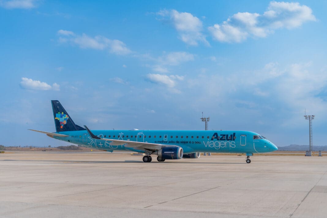 Embraer E195AR - Foto: divulgação Azul