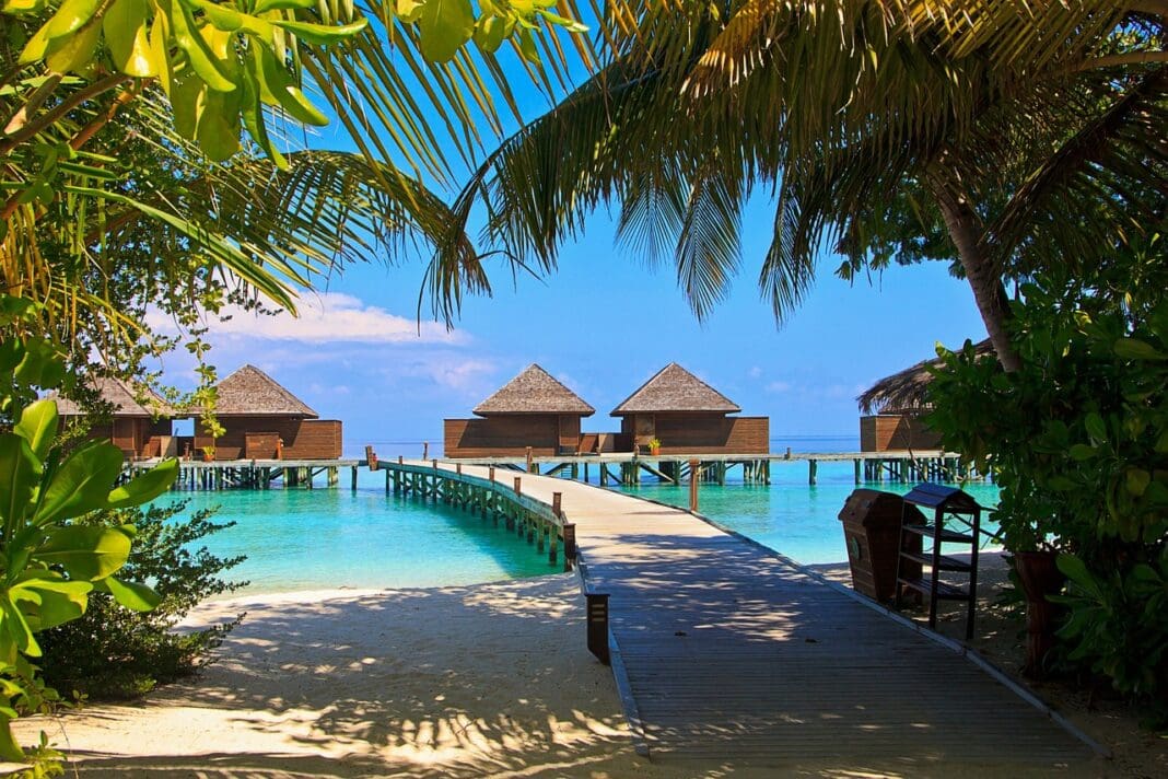 Ilha Veligandu nas Maldivas - Foto: Pixabay