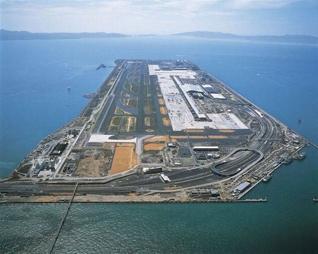 Aeroporto Internacional de Kansai, no Japão - Foto: Pinterest