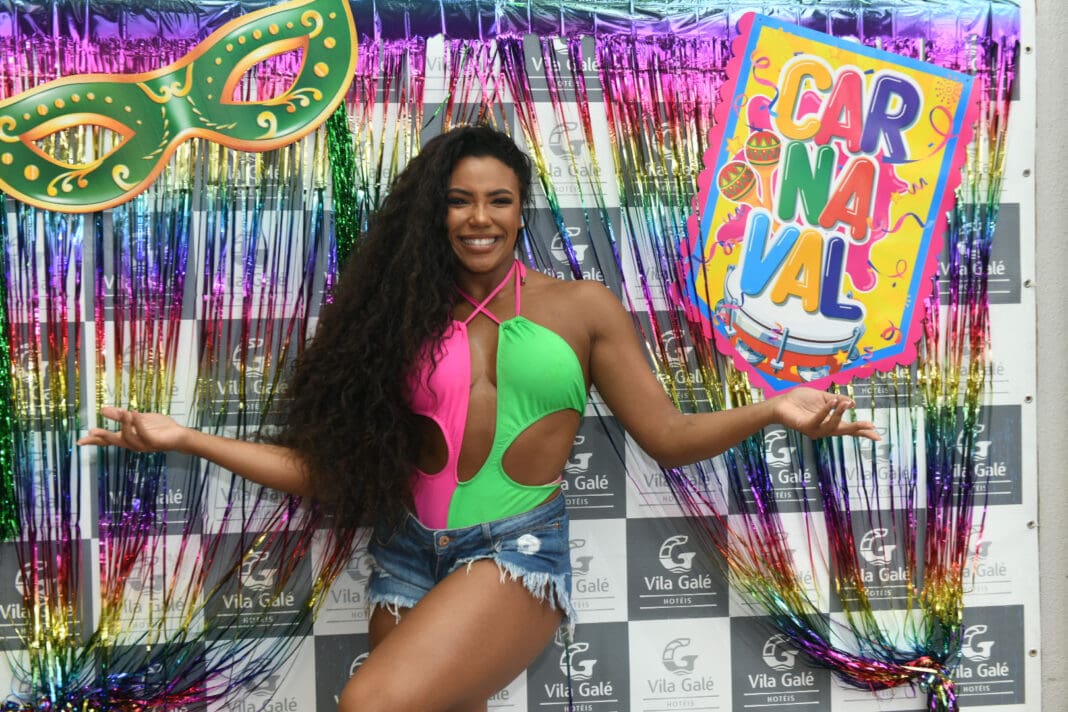A rainha de bateria Evelyn Bastos está confirmada na feijoada - Foto: divulgação Vila Galé A rainha de bateria Evelyn Bastos está confirmada na feijoada - Foto: divulgação Vila Galé