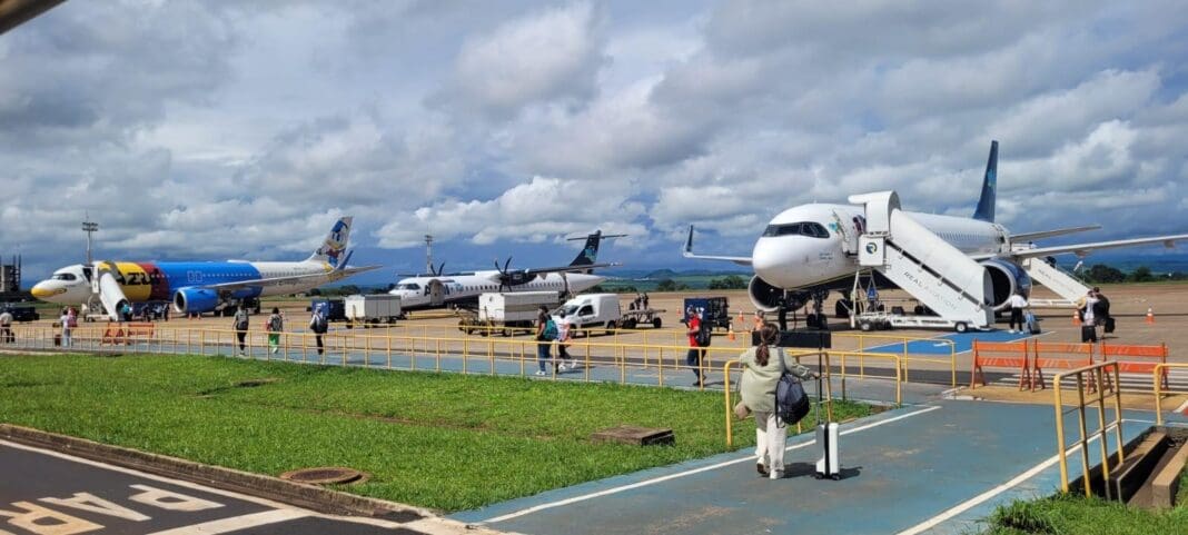 O setor registrou crescimento de 11% no fluxo de viajantes, confirmando o desempenho positivo do turismo doméstico - Foto: (Divulgação/Rede VOA) Aeroportos