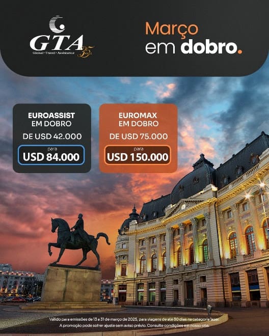 Campanha é válida para viagens com duração de até 30 dias - Crédito: GTA