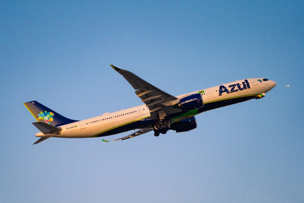 Tecnologias da Azul mudam rota de avião no ar para economizar combustível e evitar turbulências - Crédito: Guilherme Mion / divulgação Azul Tecnologias da Azul mudam rota de avião no ar para economizar combustível e evitar turbulências - Crédito: Guilherme Mion / divulgação Azul