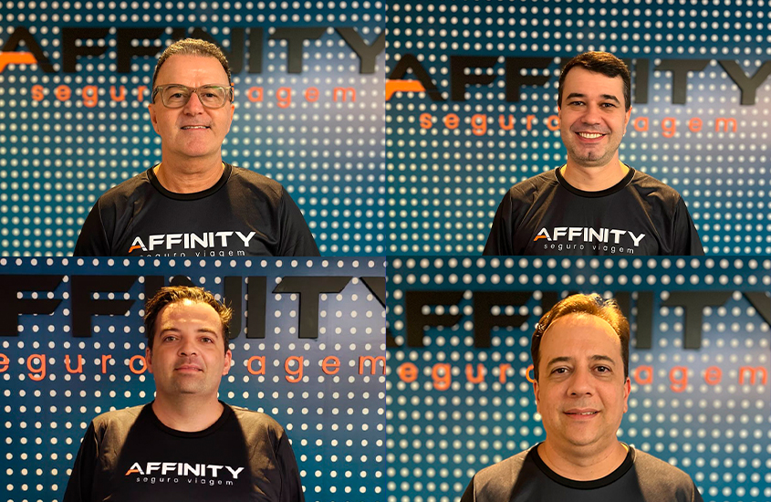 Marcos Santos, Junior França, Gabriel Rodrigues e João Borges - Divulgação Affinity Marcos Santos, Junior França, Gabriel Rodrigues e João Borges - Divulgação Affinity