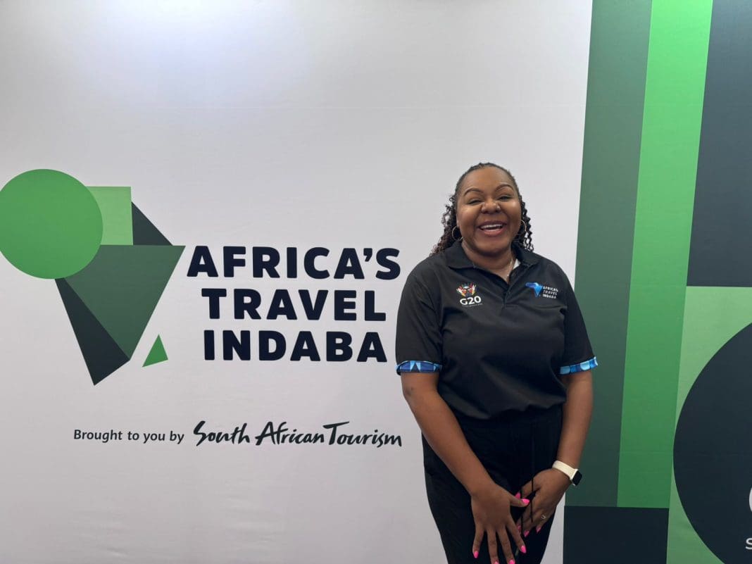 Thembisile Sehloho, Chief Marketing Officer do South African Tourism - Foto: Vinicius Siruli / DT Africa’s Travel Indaba - Thembisile Sehloho, Chief Marketing Officer do South African Tourism - Foto: Vinicius Siruli / DT