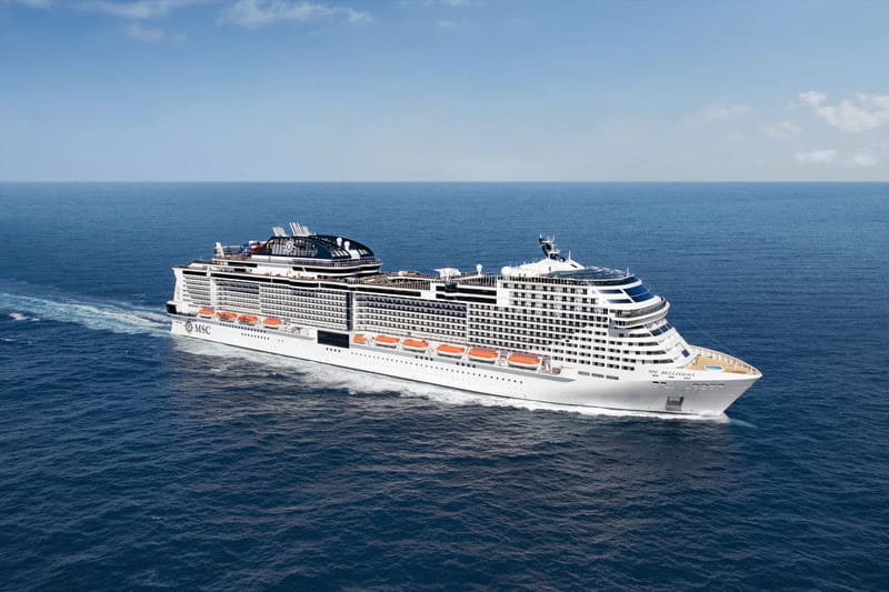 MSC Bellissima MSC Bellissima - Crédito: divulgação