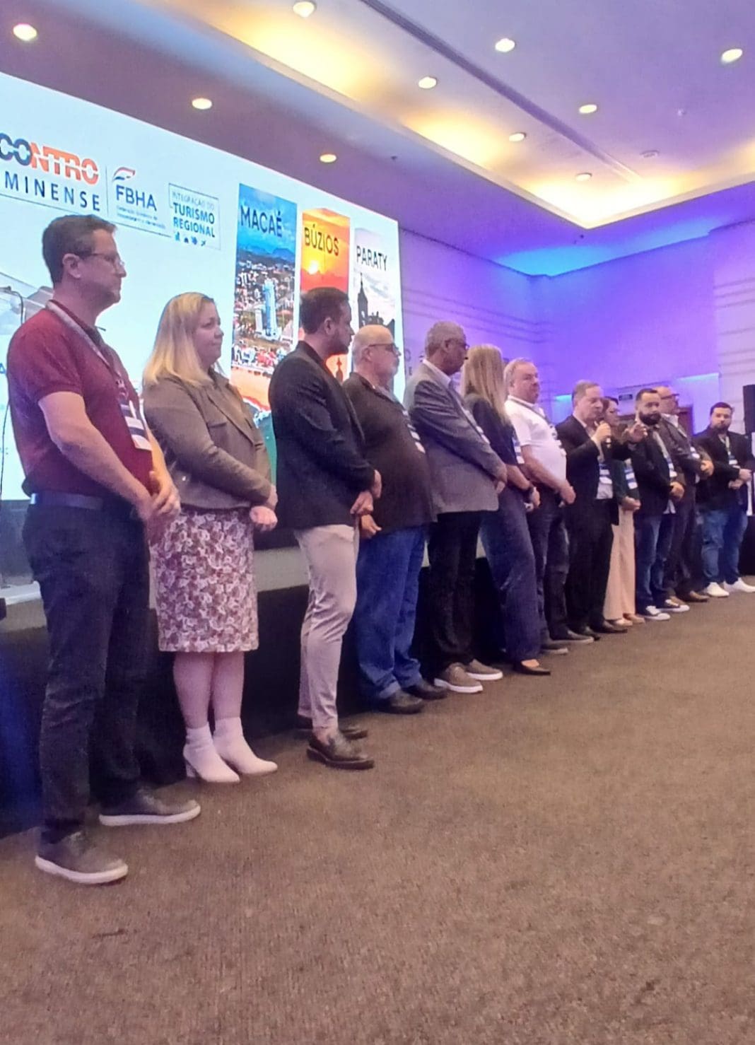 Lideranças do turismo e da hotelaria se reúnem no 9º Encontro Fluminense da FBHA, em Macaé (RJ), para debater políticas e demandas do setor empresarial - Crédito: DT Lideranças do turismo e da hotelaria se reúnem no 9º Encontro Fluminense da FBHA, em Macaé (RJ), para debater políticas e demandas do setor empresarial - Crédito: DT