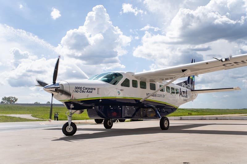 Aeronave “3.000 Caravans no Céu Azul” aviação regional