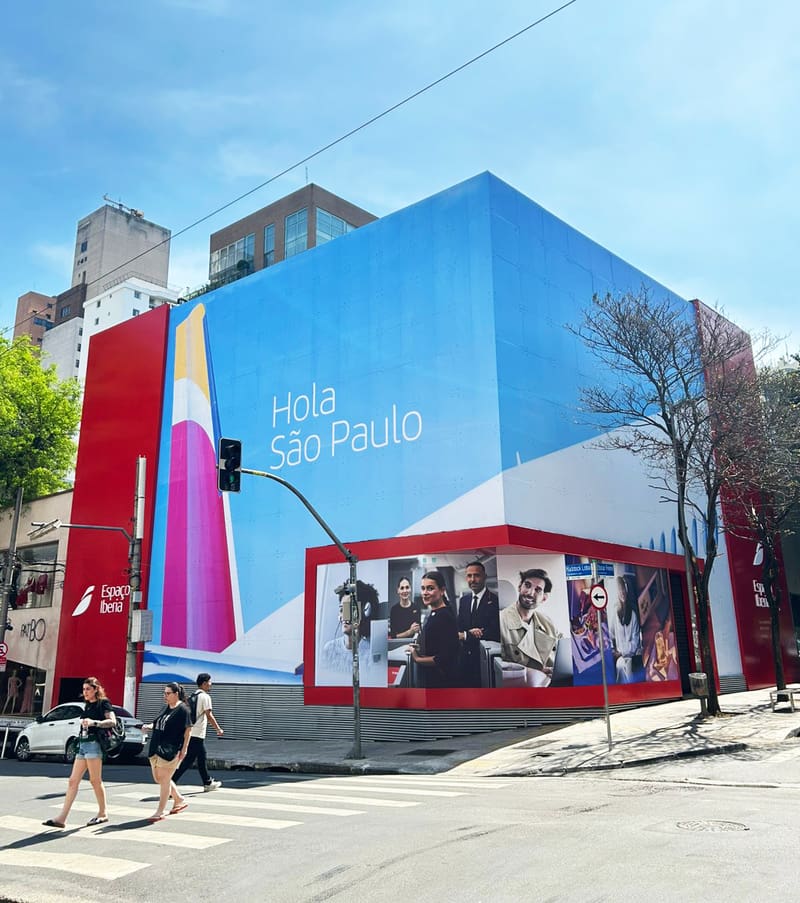 Fachada do Espaço Iberia na Rua Oscar Freire, em São Paulo - Foto: divulgação Fachada do Espaço Iberia na Rua Oscar Freire, em São Paulo - Foto: divulgação