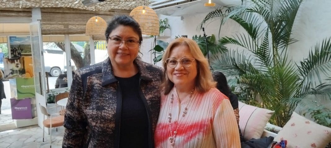 Milagros Ochoa e Silvia Seperack, da Promperú