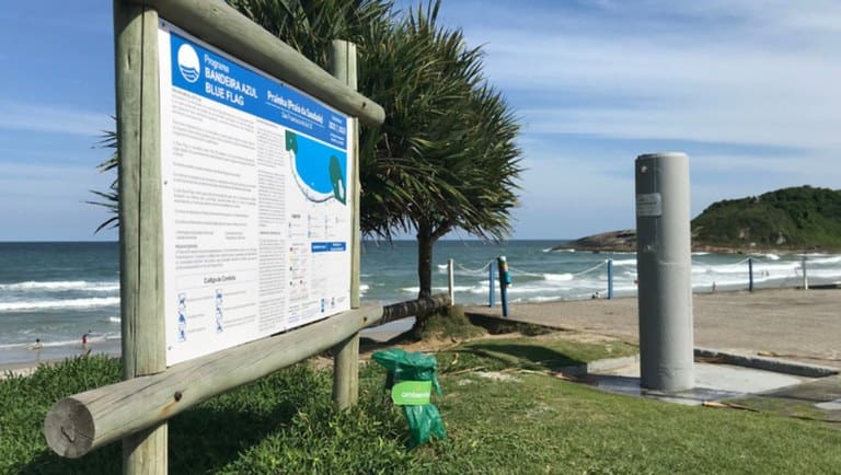 Praias com o selo Bandeira Azul se destacam como opções para o verão brasileiro - Crédito: Bandeira Azul/Divulgação