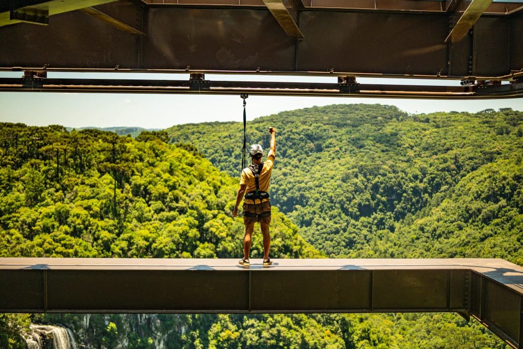 “Corajoso”, nova atração do Parque do Caracol. - Crédito: Deangelis Pereira