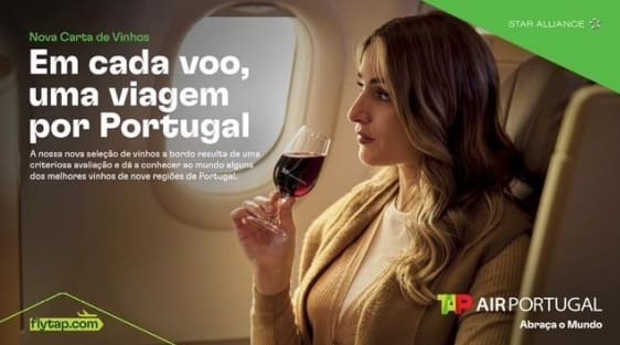 TAP lança nova carta de vinhos portugueses e aposta no enoturismo - Crédito: divulgação