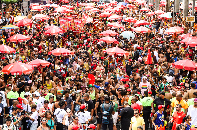 Brasil recebeu 300 mil turistas internacionais somente no período do Carnaval - crédito: Fernando Maia / Riotur
