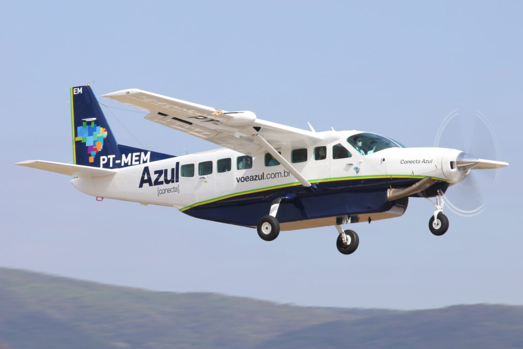 Azul Conecta – aeronave Cessna Grand Caravan. Foto: Luis Alberto Neves.