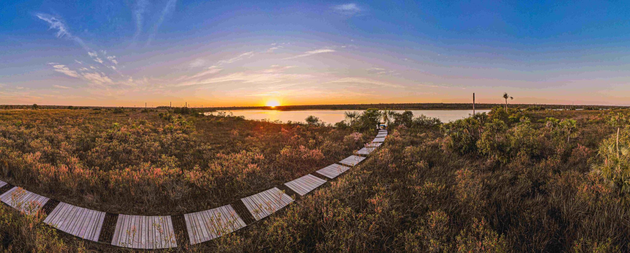 Amanhecer na Lagoa das Araras Trijunção - Crédito: divulgação 