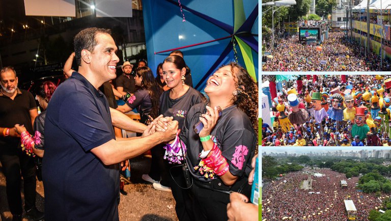 c7c6354d-eeaa-49ac-ac3b-5ad501a383f5 Ministro Gustavo Feliciano avalia que o Carnaval de 2026 pode ter sido um dos melhores da história do país. Crédito: Divulgação MTur e prefeituras municipais