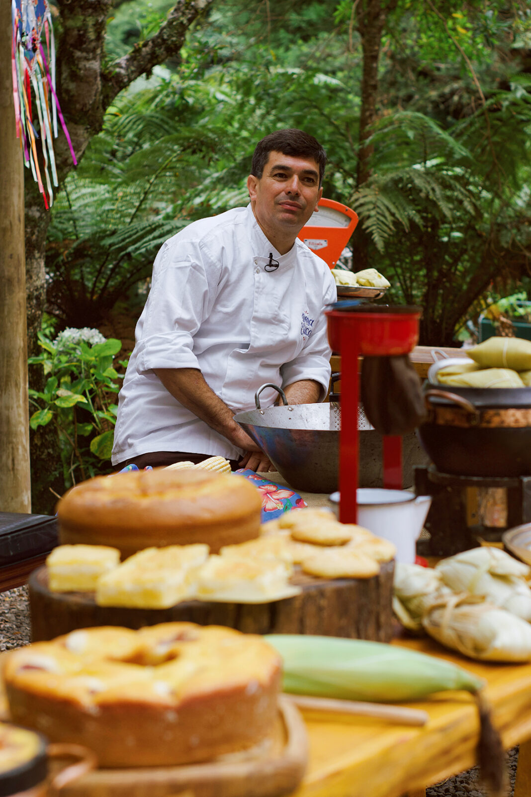 Chef Anderson Oliveira é um dos destaques da Pamonhada Dona Chica, em Campos do Jordão. Crédito: Divulgação.