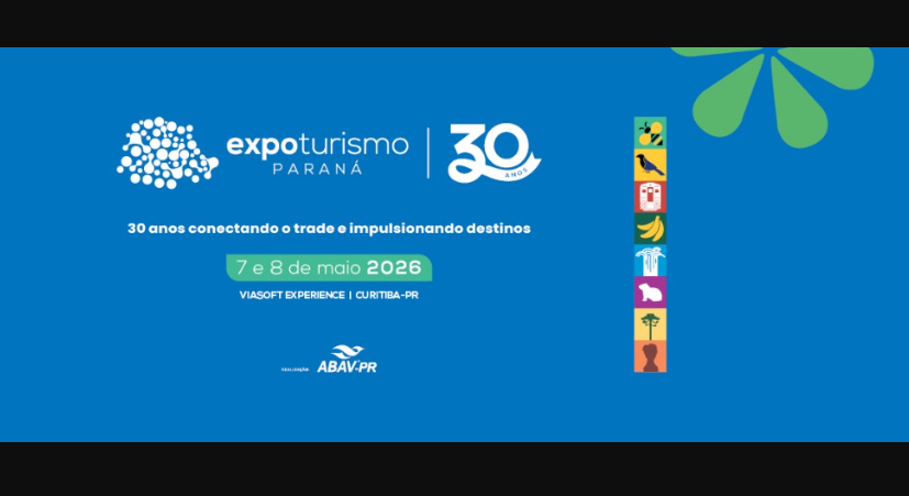 Expo Turismo Paraná 2026 reúne operadoras e promete lançamentos para o trade turístico - Crédito: divulgação