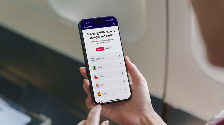 WIFI LATAM Wi-Fi em voos de longa distância