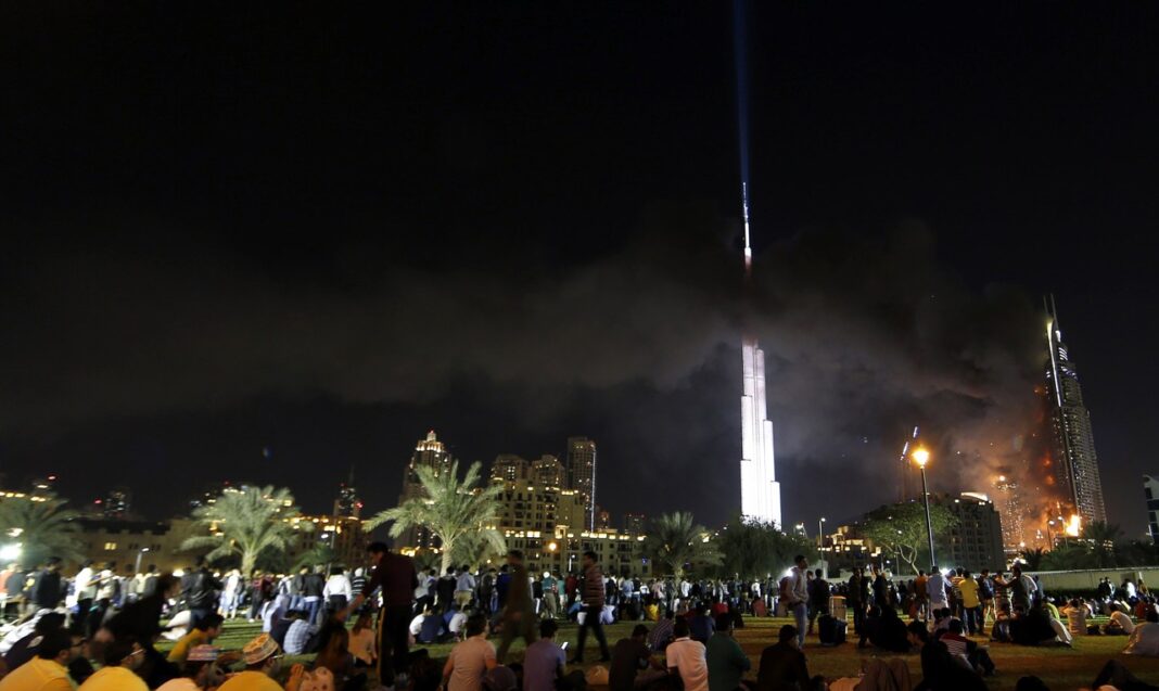 dubai incêndio bomba brasileiros no Oriente Médio