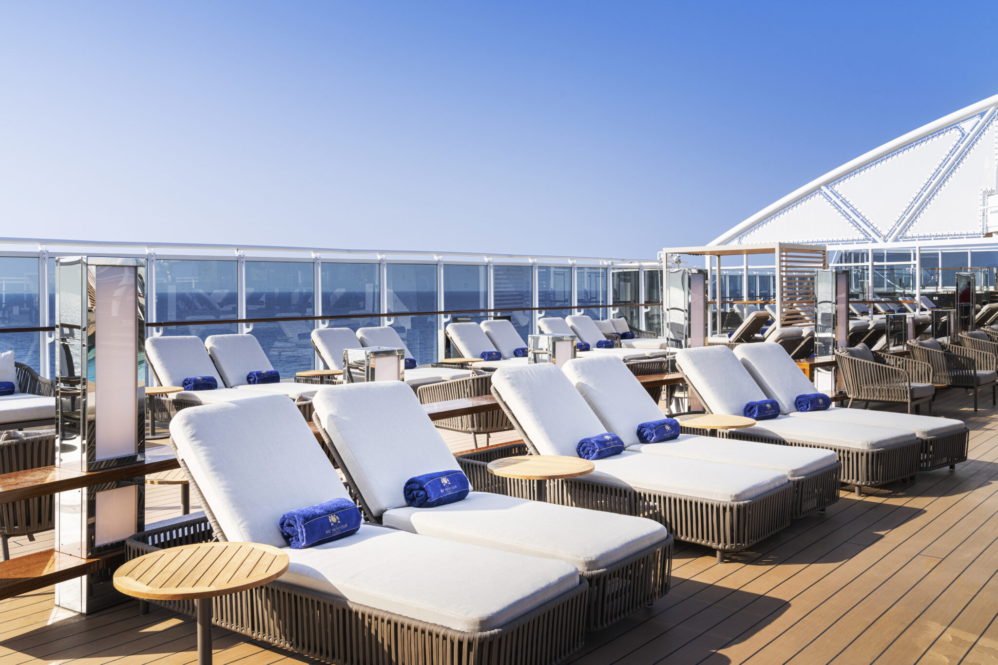 Top Exclusive Solarium, MSC Poesia - Crédito: divulgação