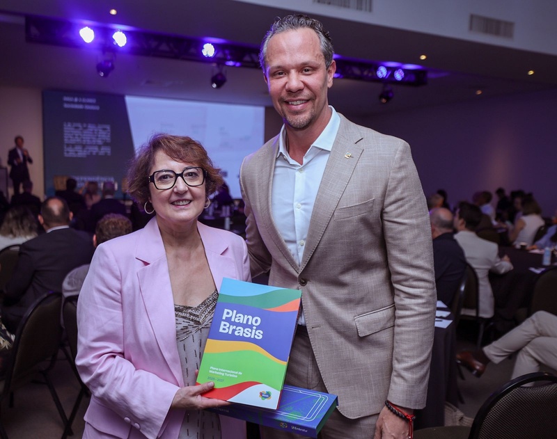 Bruno Reis apresentou indicadores de crescimento do turismo internacional no Brasil, recorde em 2025 com 9,3 milhões de chegadas de viajantes de outros países - Crédito: divulgação Embratur Bruno Reis apresentou indicadores de crescimento do turismo internacional no Brasil, recorde em 2025 com 9,3 milhões de chegadas de viajantes de outros países - Crédito: divulgação Embratur