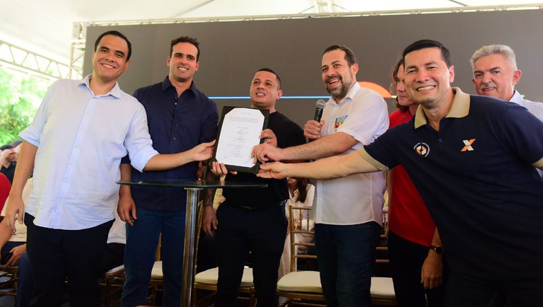 ‘Um governo que trabalha pelo povo e para o povo’, diz ministro do Turismo, durante Feira da Cidadania, em João Pessoa - Crédito: Ruy Castro/SG-PR