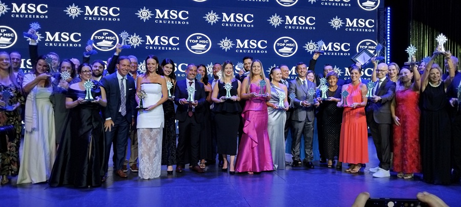 Premiados da noite MSC Cruzeiros América do Sul 2026/2027