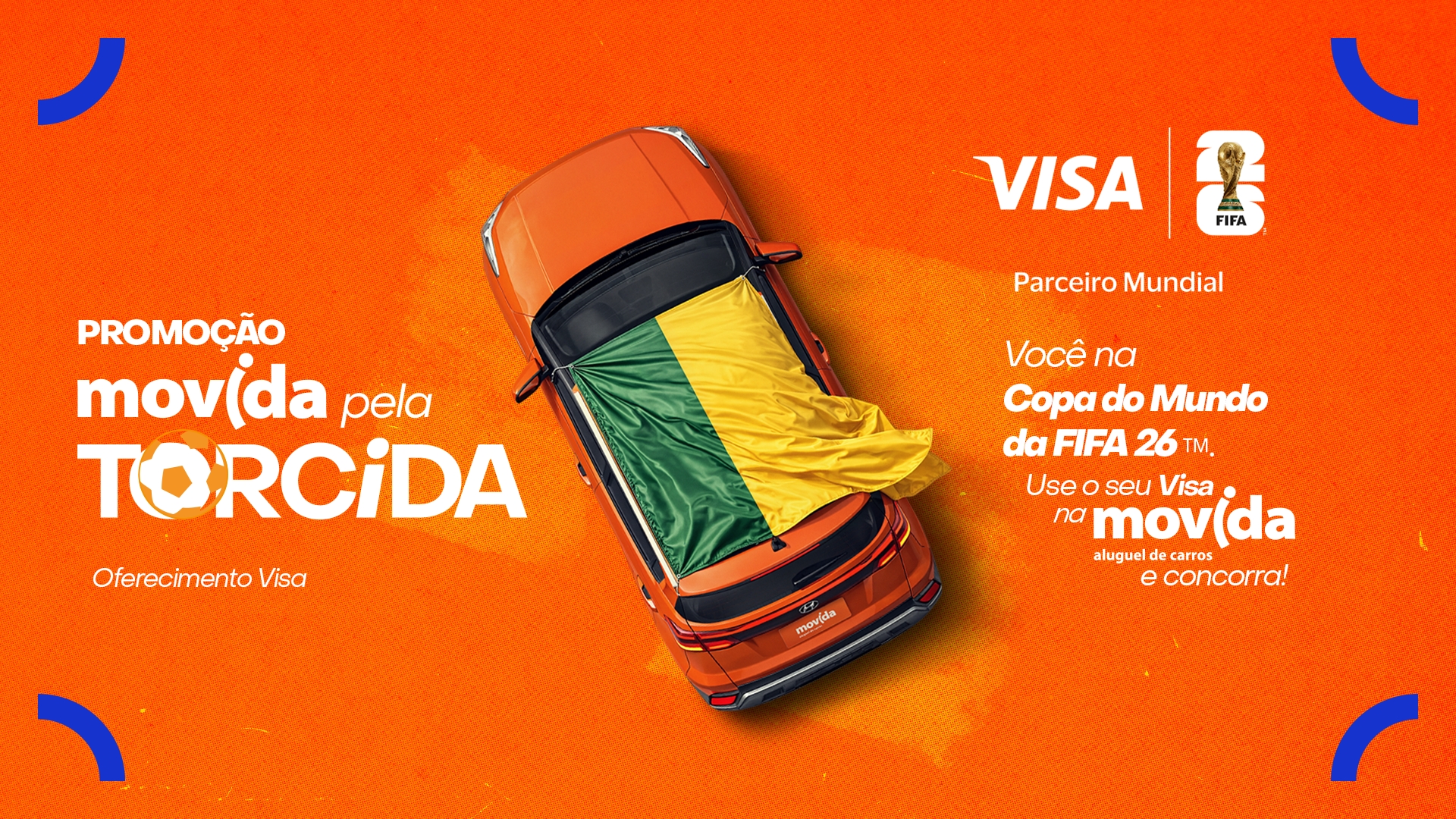 Movida e Visa sorteiam viagem para semifinal da Copa do Mundo da FIFA™ em nova campanha promocional - Crédito: divulgação